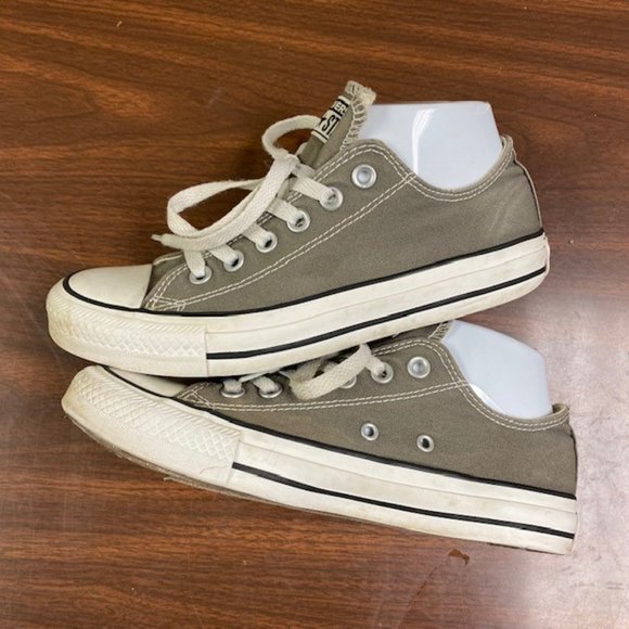 Converse Chuck Taylor All Star OX Women's Low Top Seasonal Gray Sneakers, size 7 - Picture 8 of 12